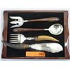 Image 1 : 2 Mexican sterling salad servers