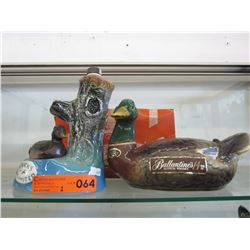 2 Collectable ceramic liquor decanters