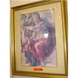 Framed Roman Themed Print