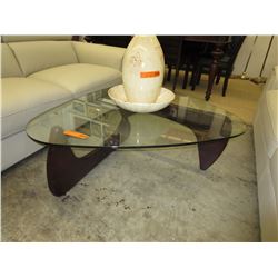 NEW - Glass top coffee table