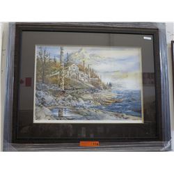 Framed print: "Autumn Downs" by David Maclagon