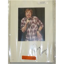Autographed concert photo - Dana Carvey