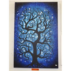 Acrylic on canvas signed Jordanka