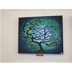 Acrylic on canvas signed Jordanka
