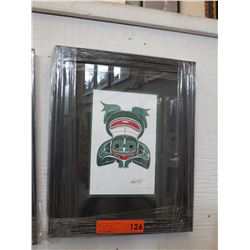 Framed Richard Shorty Print "Frog"