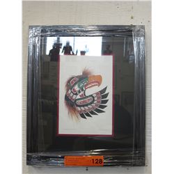 Framed Richard Shorty Print "Thunderbird Mask"
