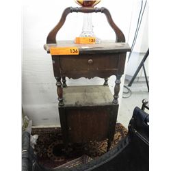 1930's Walnut smokers cabinet