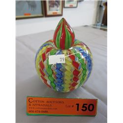 Art glass perfume bottle