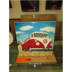 Retro iconic Volkswagen Van tile