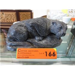 Carved soapstone Puma
