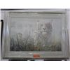 Image 1 : Framed print: "Monsoon White Tiger"