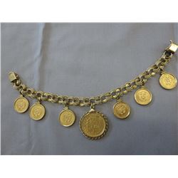 14KT Yellow Gold Charm Bracelet