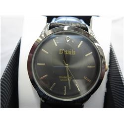 Mans New Details Diamond Quartz watch