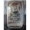 Image 1 : Miner & Burro Motif Silver bar