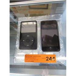 2 Used Ipods - 1 has crack