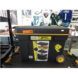 Used plastic mobile tool chest