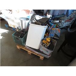 Skid of tools & accessories - used