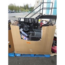 Skid of mixed assorted household goods