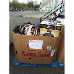 Skid of misc. store returns.