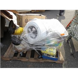 Skid of assorted goods