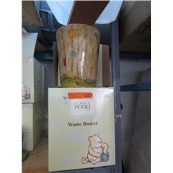 4 x New Winnie the Pooh Waste Baskets