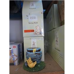 4 x New Winnie the Pooh banks