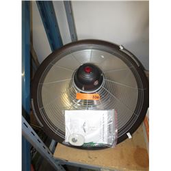 Infra-red chandelier style patio heater