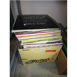 Vintage LP records - approximately 60