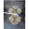 Image 2 : Round Glass Top Table with Polar Bear Base