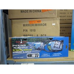 2 Cases of clip on style towing mirror