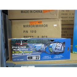 2 Cases of clip on style towing mirror