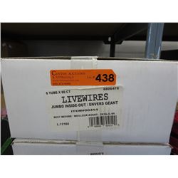 Case of Livewires Jumbo Inside-Out candy
