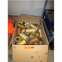 Large box of Serger thread - approx. 50 spools