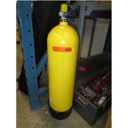 Yellow Scuba air tank - CTC/DOT-3AL300