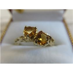 10KT Yellow Gold & Imperial Topaz Ring