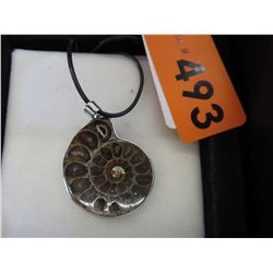 Ammonite pendant