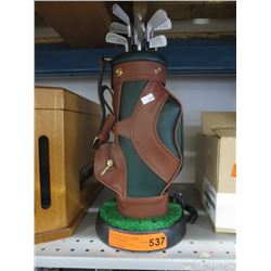 Golf bag telephone