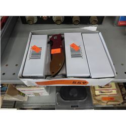 12 New folding knives