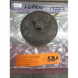 1920's Lufkin tape measure - As is