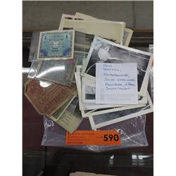 WWII memorabilia including Nuremberg death photos