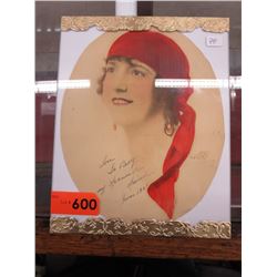 Vintage hand tinted photograph - 1926