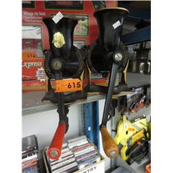 2 Vintage meat grinders
