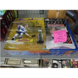 3 Pkgs of Gretzky figurines, one with Stanley Cup