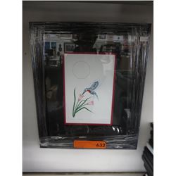 Framed Richard Shorty print "Serenity Hummingbird"