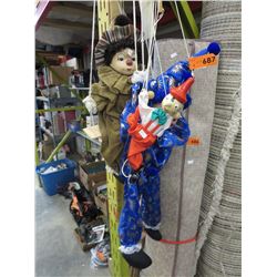 3 Used puppets