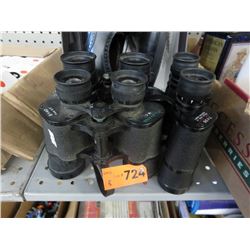 3 Pairs of field glasses