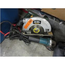 Circular saw & angle grinder