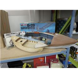 Wood ship models & military model kits