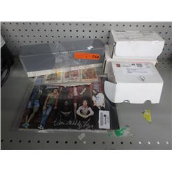 Autographed hockey photos & sports trading cards