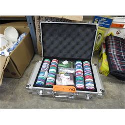 2 New poker chip sets  in cases